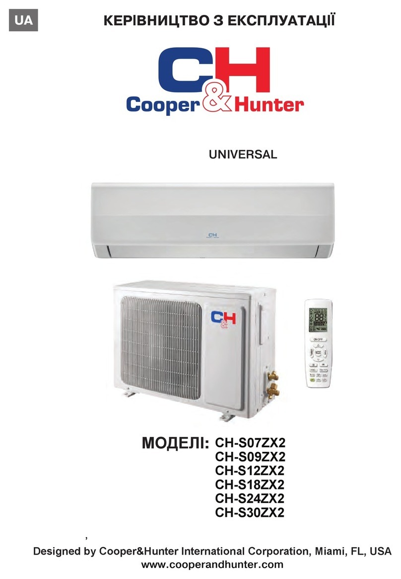 Cooper & Hunter UNIVERSAL Series User manual