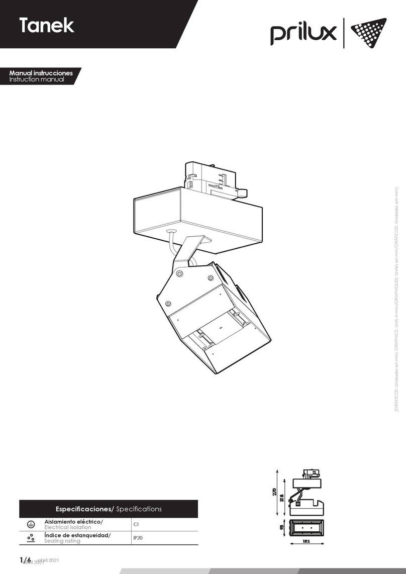 Prilux Tanek User manual