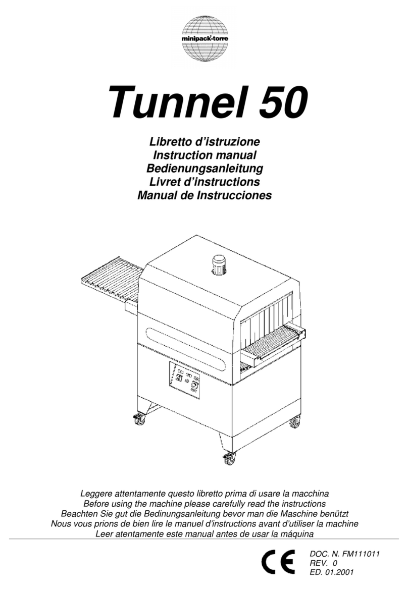 Minipack-Torre Tunnel 50 instruction manual