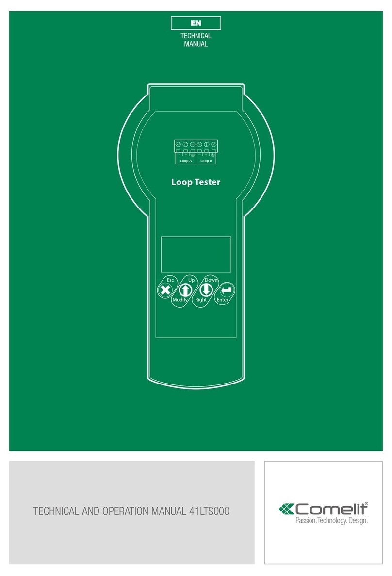 Comelit 41LTS000 Technical manual