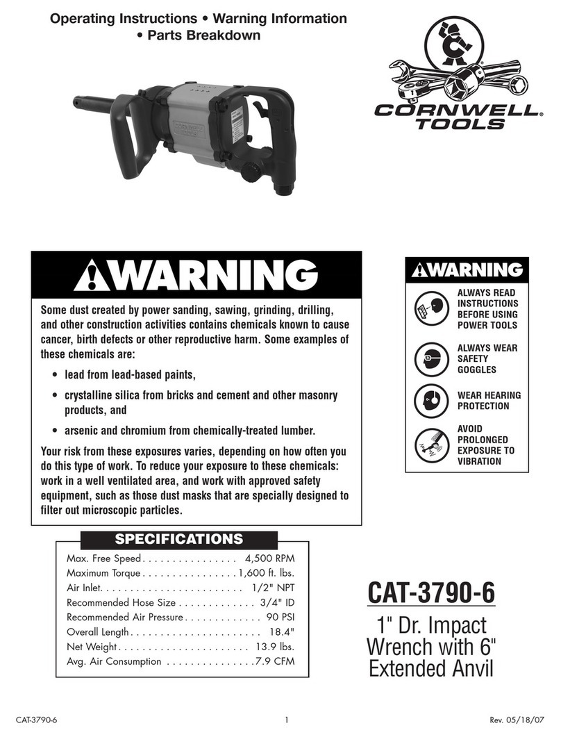 Cornwell Tools CAT-3790-6 operating instructions