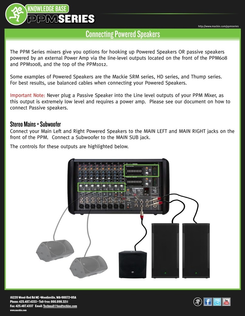 Mackie PPM Series manual