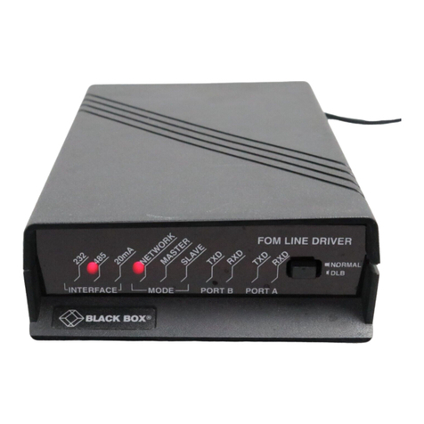 Black Box FOM Line Driver-ST manual