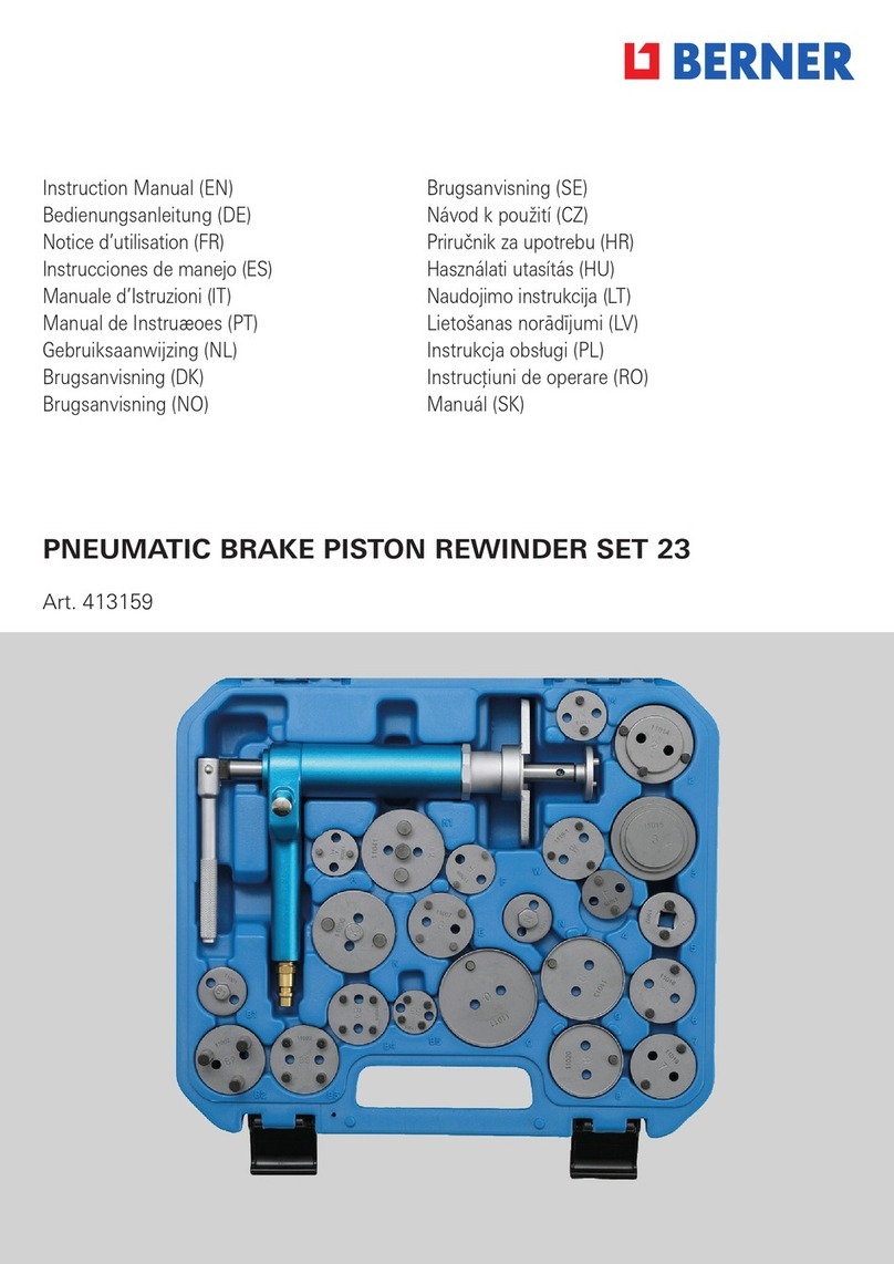 Berner 413159 instruction manual
