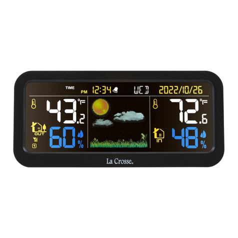 La Crosse Technology M76171 Dimensions
