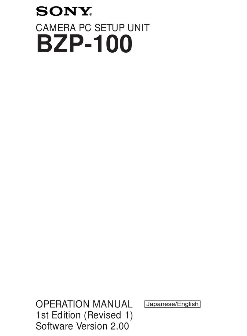 Sony BZP-100 User manual
