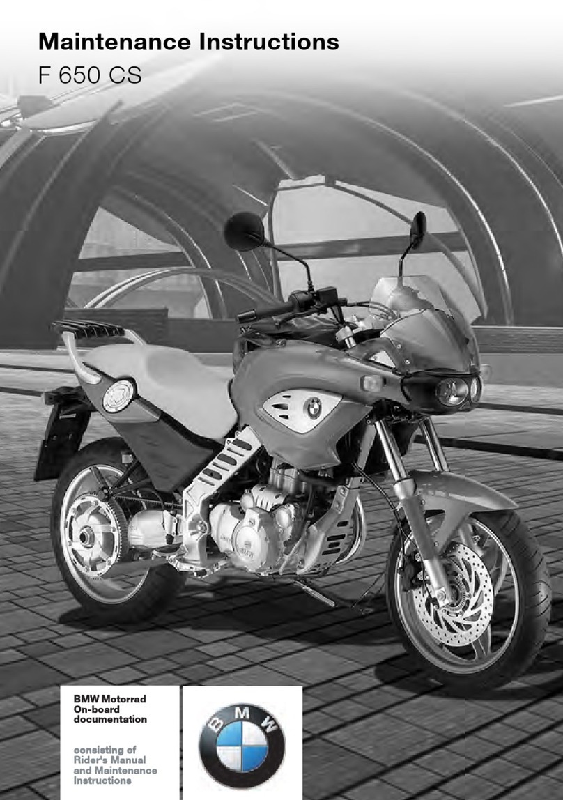 BMW F 650 CS User manual