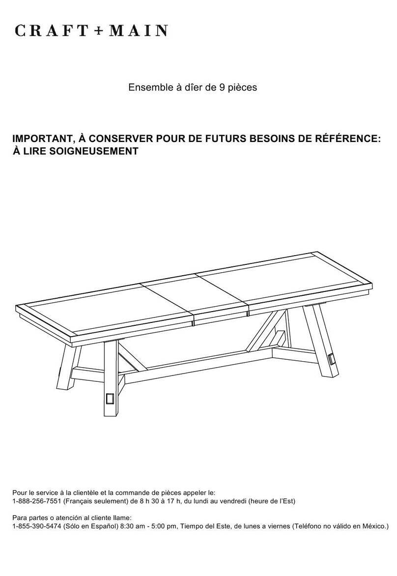 Craft+Main 1356511 User manual Craft+Main 1356511 User manual