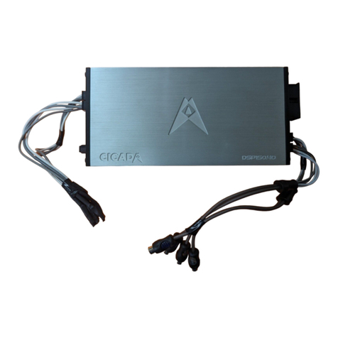 Cicada Audio DSP150.4D DSP owner's manual