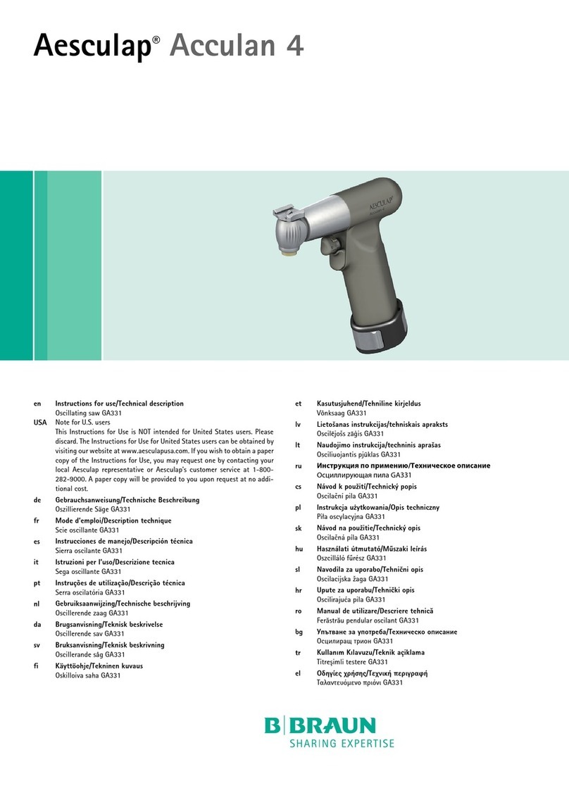 B. Braun Aesculap Acculan 4 Manual B. Braun Aesculap Acculan 4 Manual