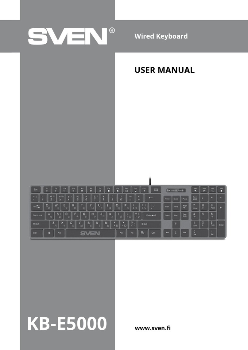 Sven KB-E5000 user manual