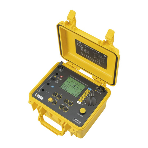 Chauvin Arnoux C.A 6549 user manual