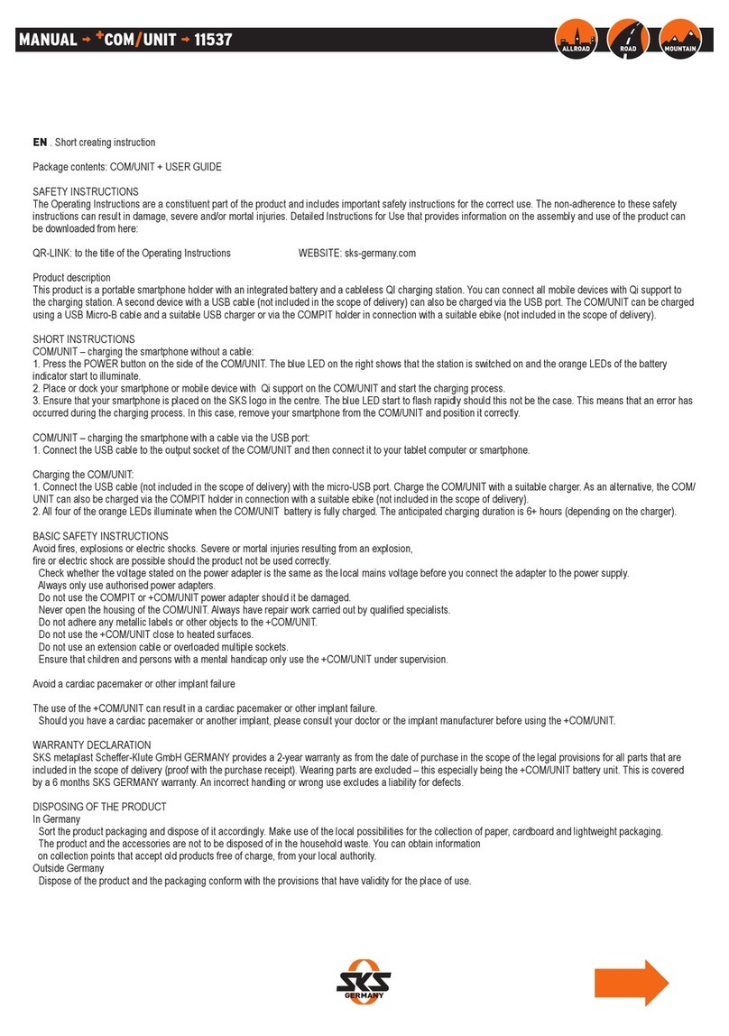 SKS Germany +COM/UNIT quick start guide