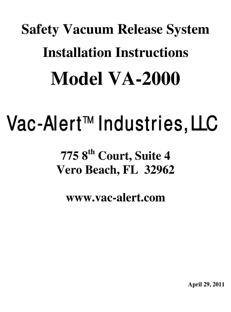 Vac - Alert VA-2000 installation instructions