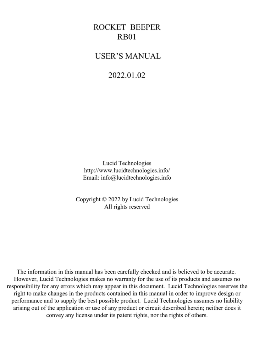 Lucid Technologies RB01 user manual
