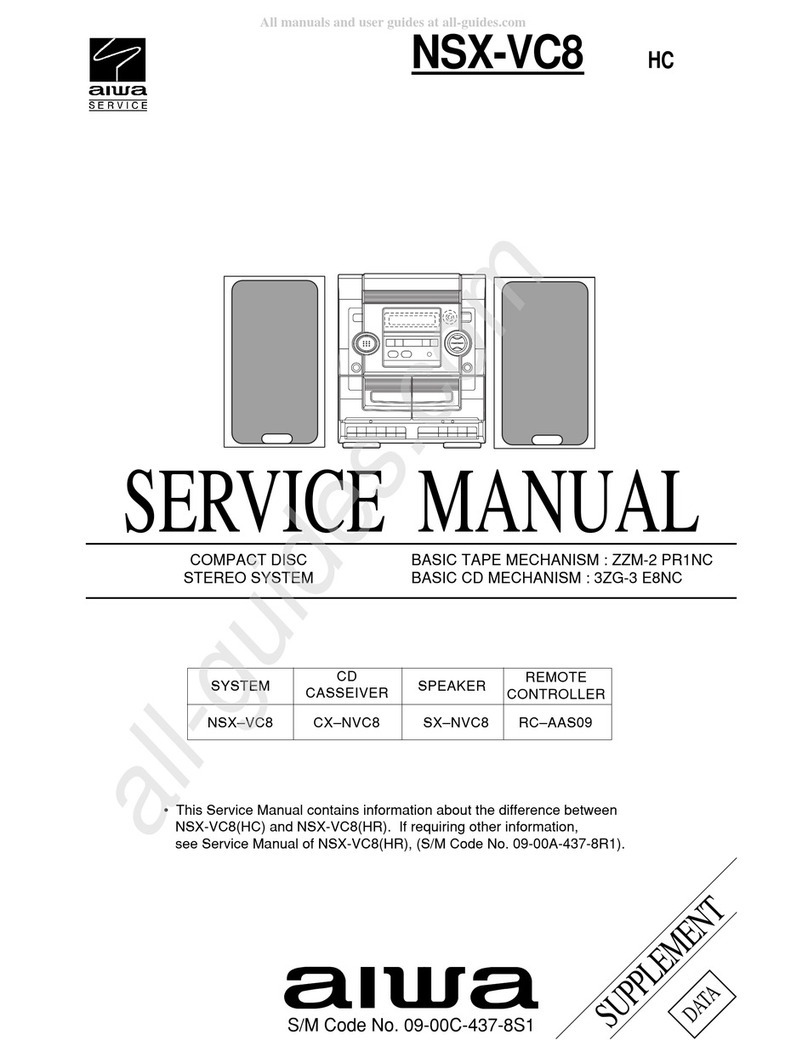 Aiwa HSX-VC8 HC User manual