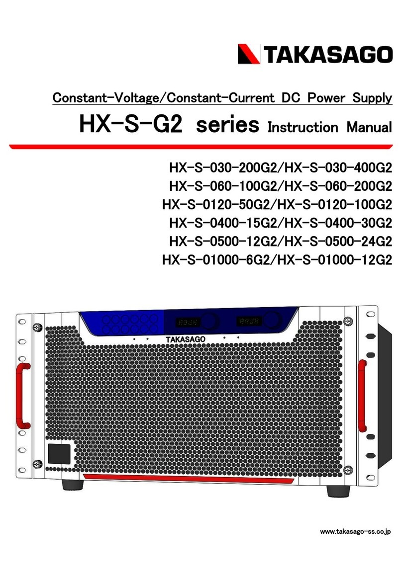 TAKASAGO HX-S-G2 Series instruction manual