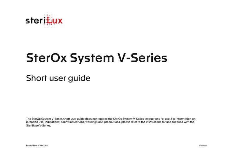 STERILUX SterOx System V Series Short user guide
