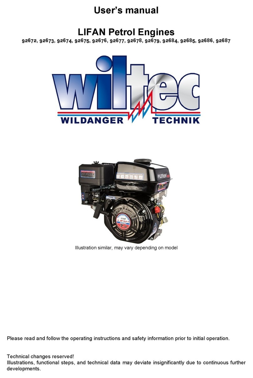 WilTec Lifan KP230E User manual
