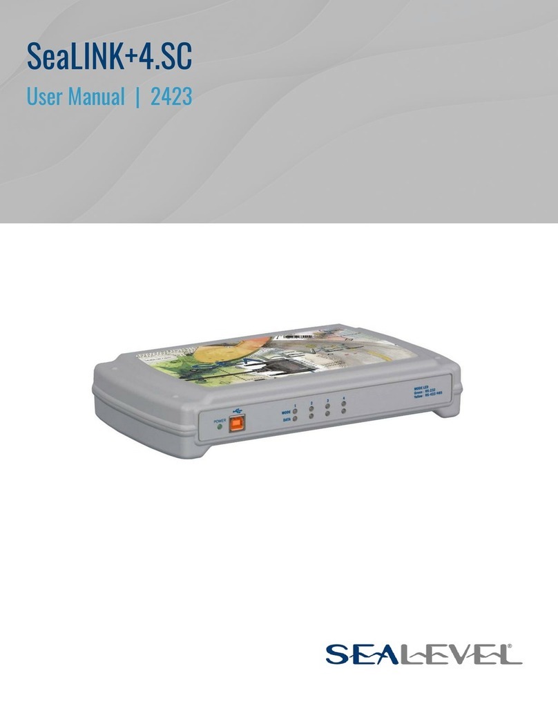 SeaLevel SeaLINK+4.SC user manual SeaLevel SeaLINK+4.SC user manual