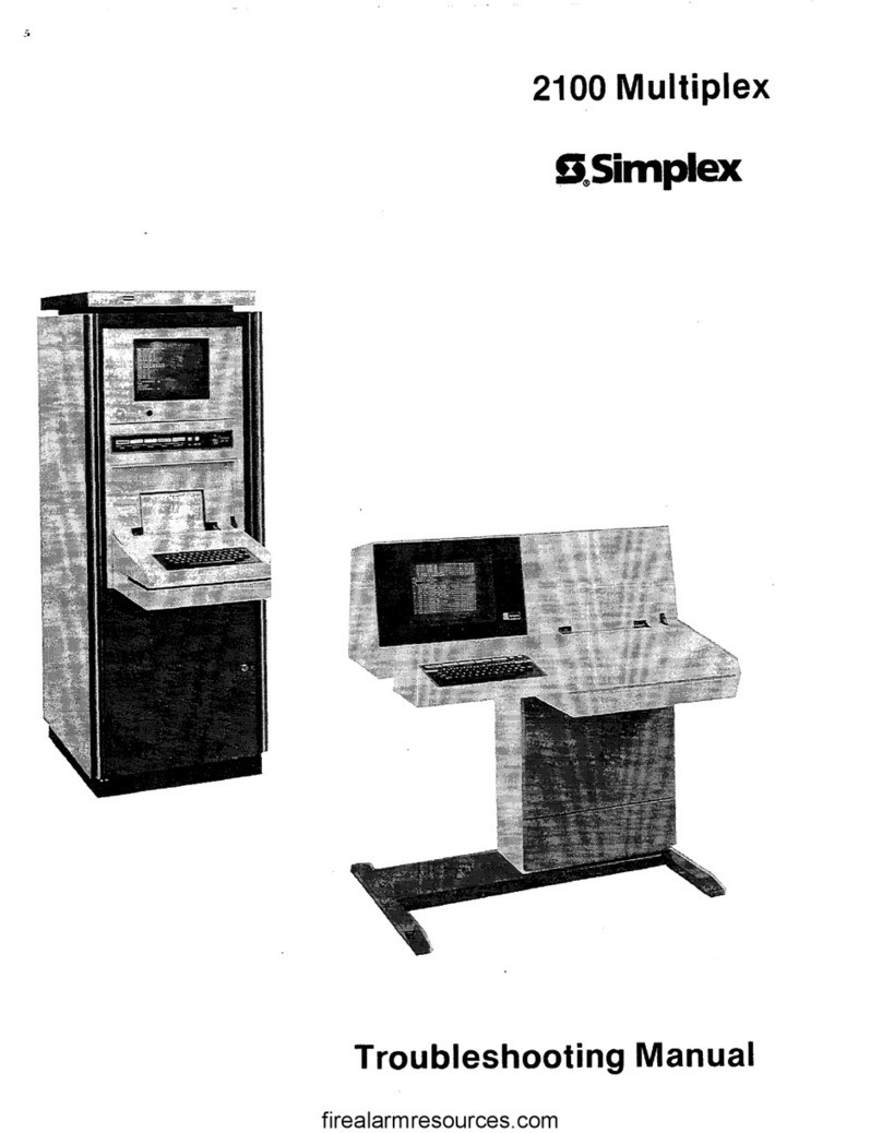 Simplex 2100 Programming manual