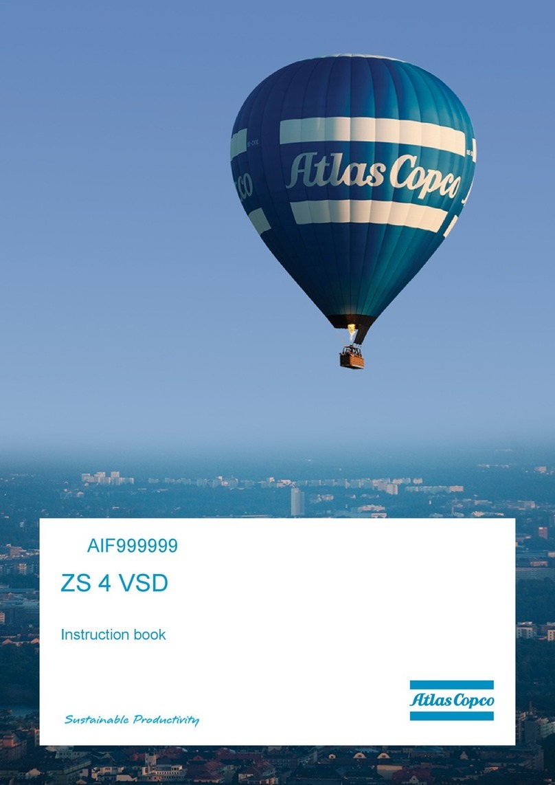 Atlas Copco ZS 4 VSD User manual Atlas Copco ZS 4 VSD User manual