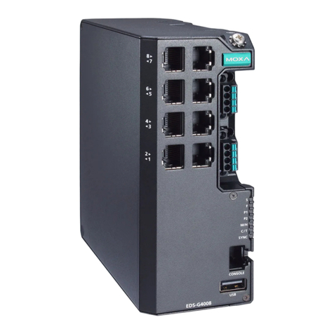 Moxa Technologies EDS-G4008 Series User manual Moxa Technologies EDS-G4008 Series User manual