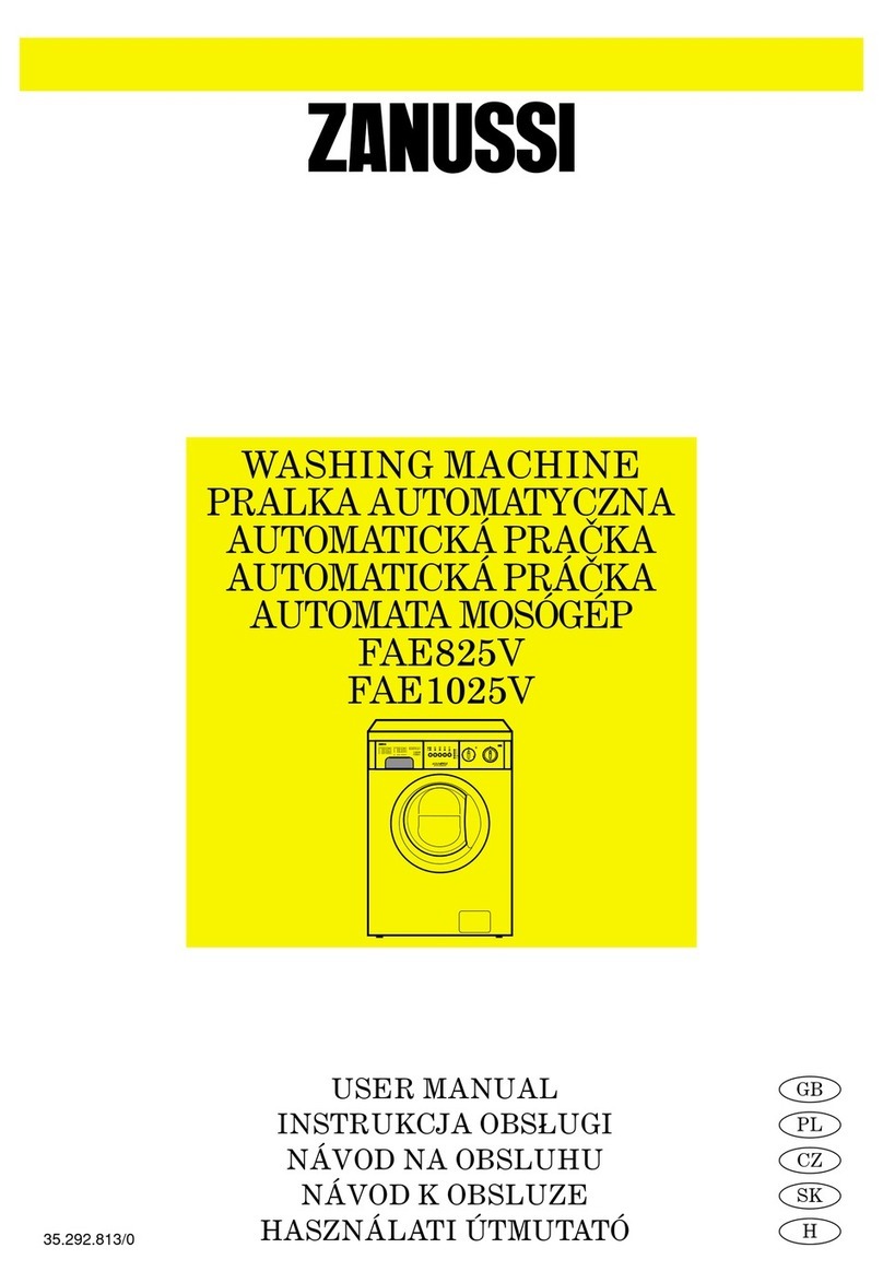Zanussi FAE825V user manual