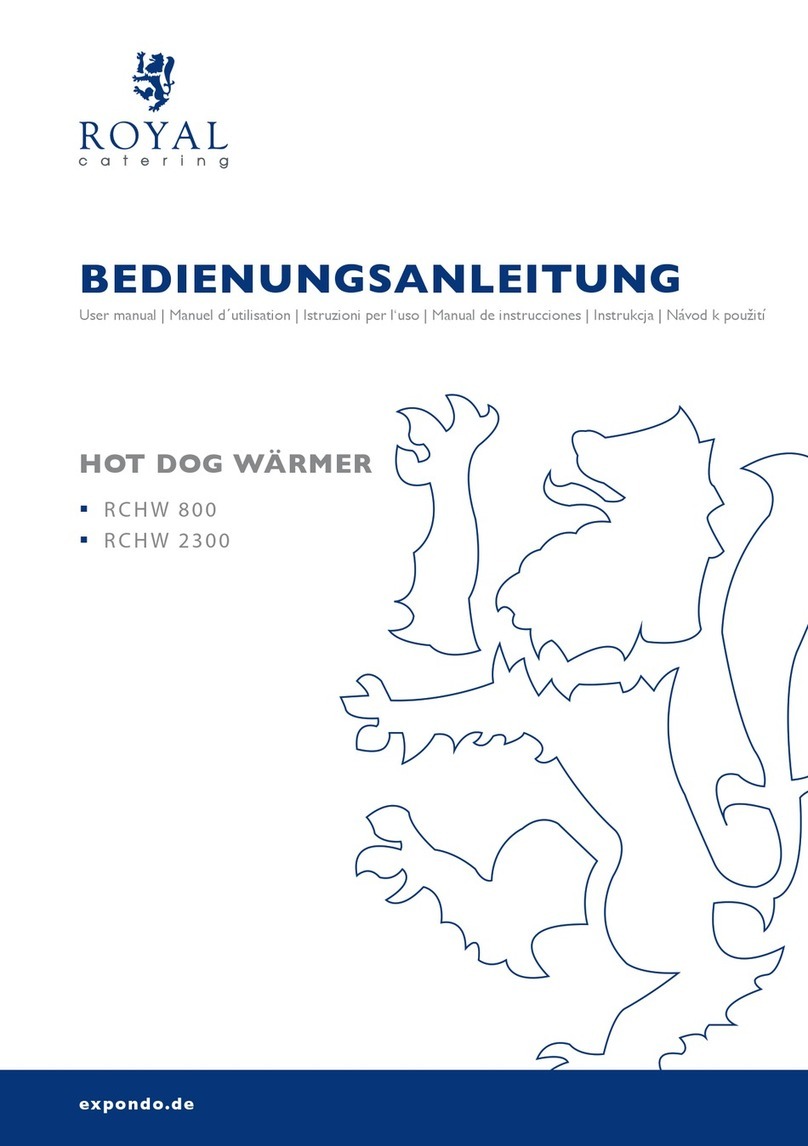 Royal Catering RCHW 800 user manual