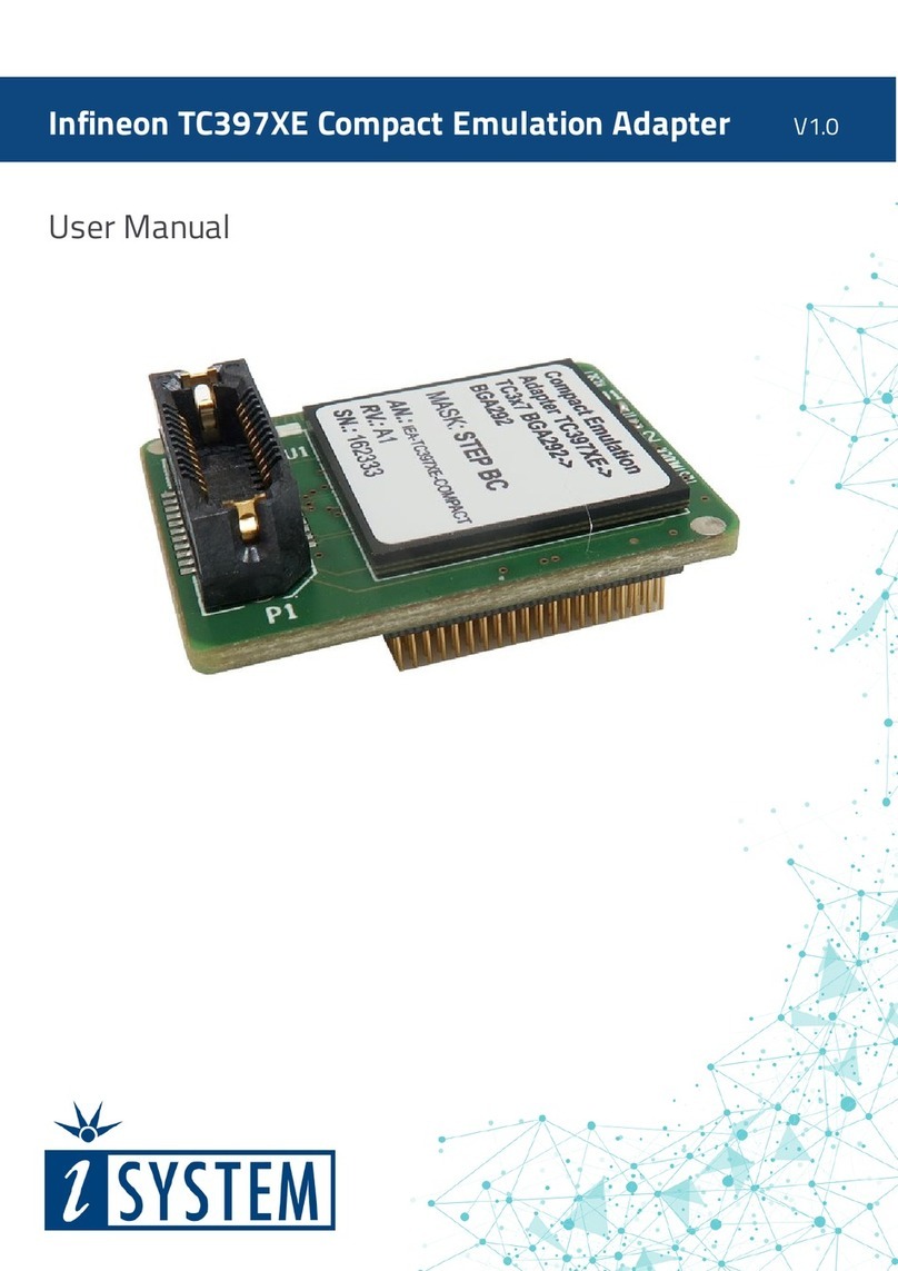 iSystem Infineon TC397XE user manual