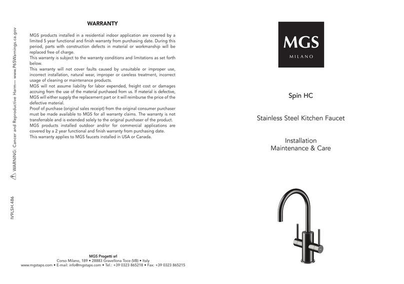MGS Spin HC Installation & maintenance MGS Spin HC Installation & maintenance