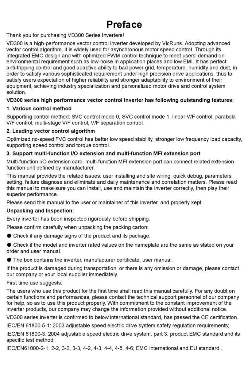 Vicruns VD300 Series user manual
