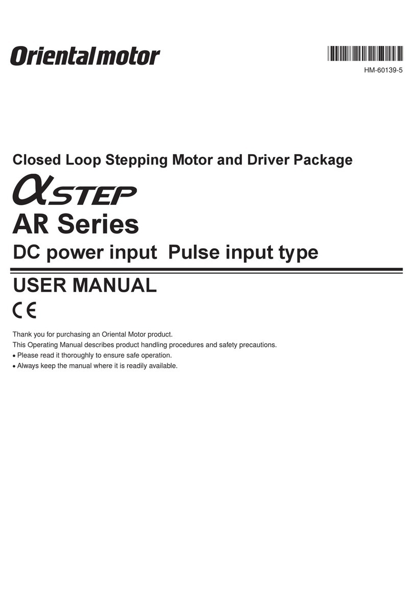 Oriental motor astep AR Series User manual