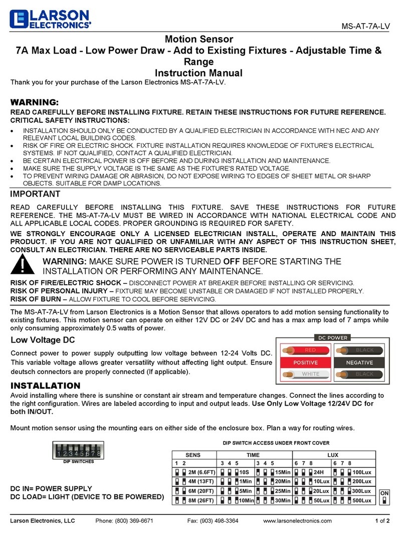 Larson Electronics MS-AT-7A-LV instruction manual Larson Electronics MS-AT-7A-LV instruction manual