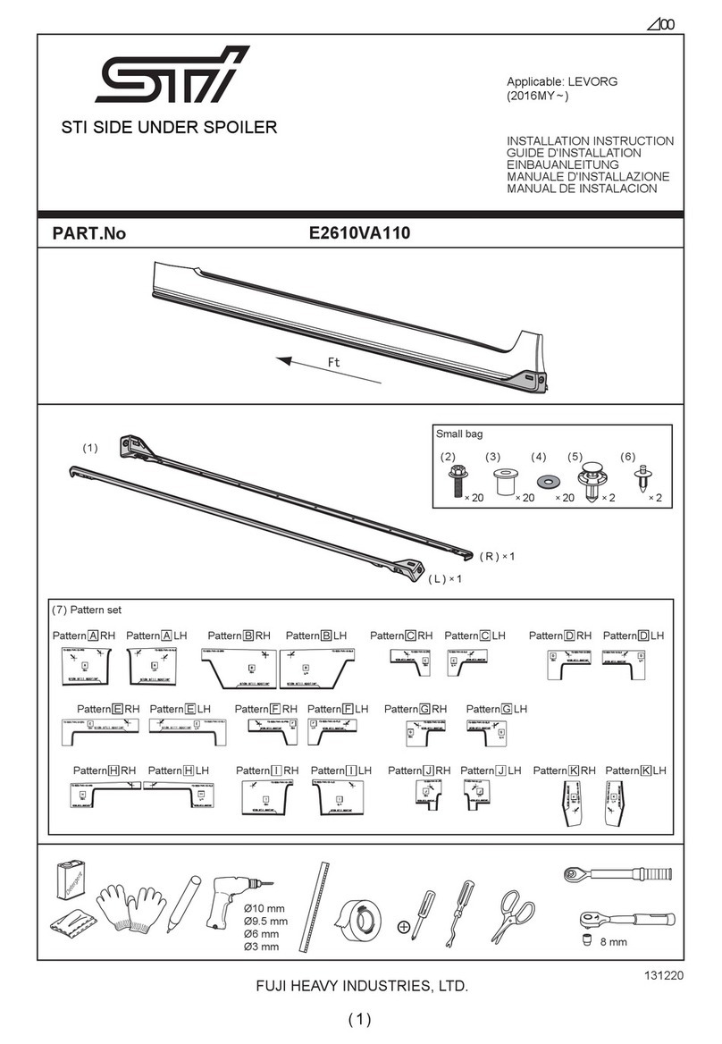 STI E2610VA110 Installation instruction