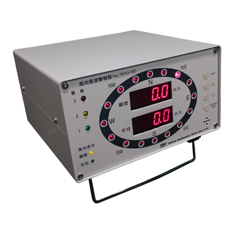 SATO KEIRYOKI WVAT6D0-3-10 User manual