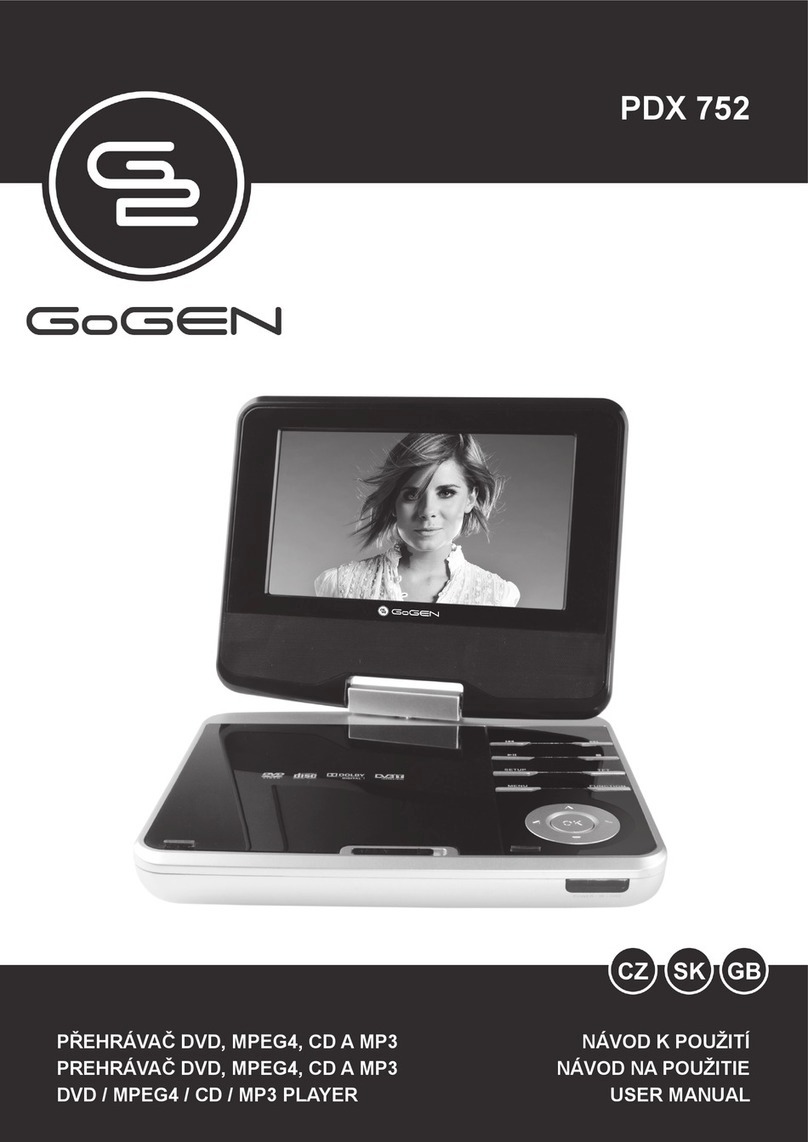 Gogen PDX 752 User manual