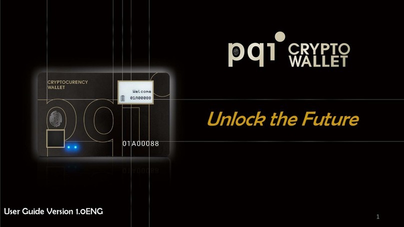 PQI CRYPTO WALLET user guide