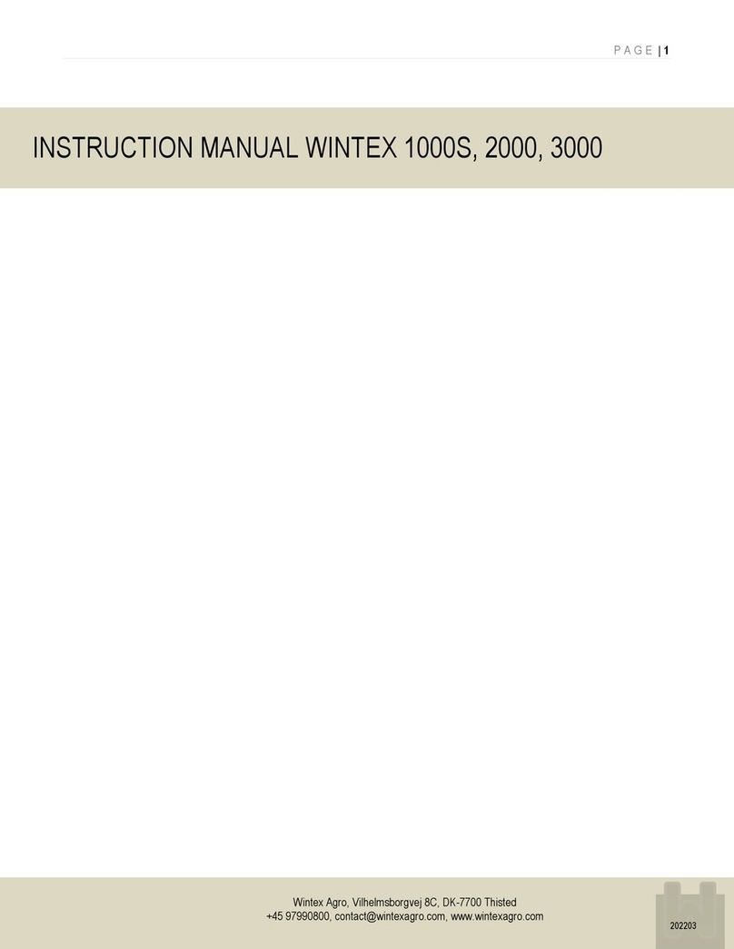 Wintex Agro 1000S instruction manual