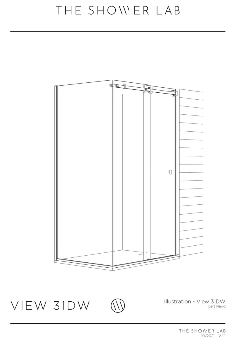 THE SHOWER LAB VIEW 31DW User manual