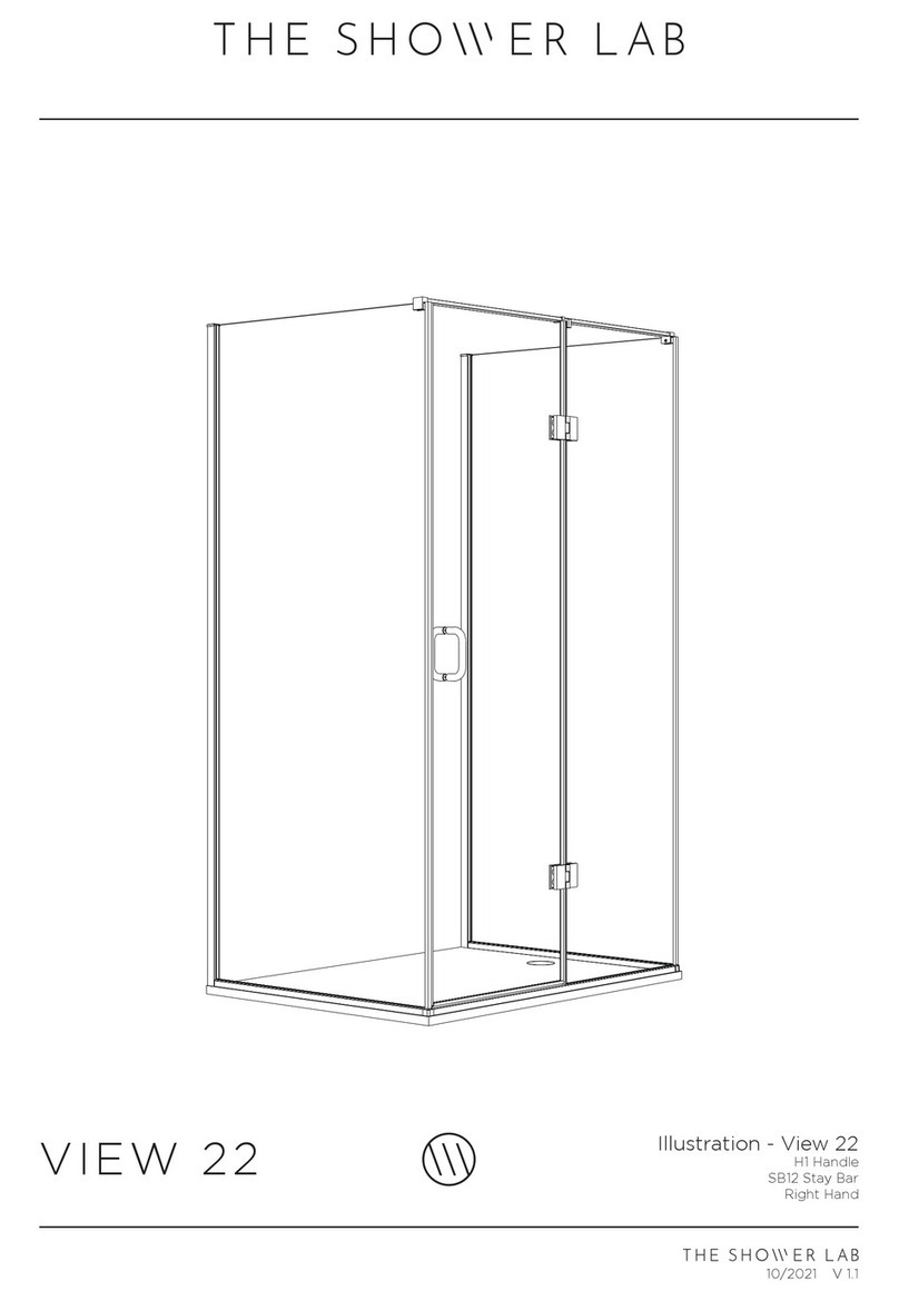 THE SHOWER LAB VIEW 22 User manual