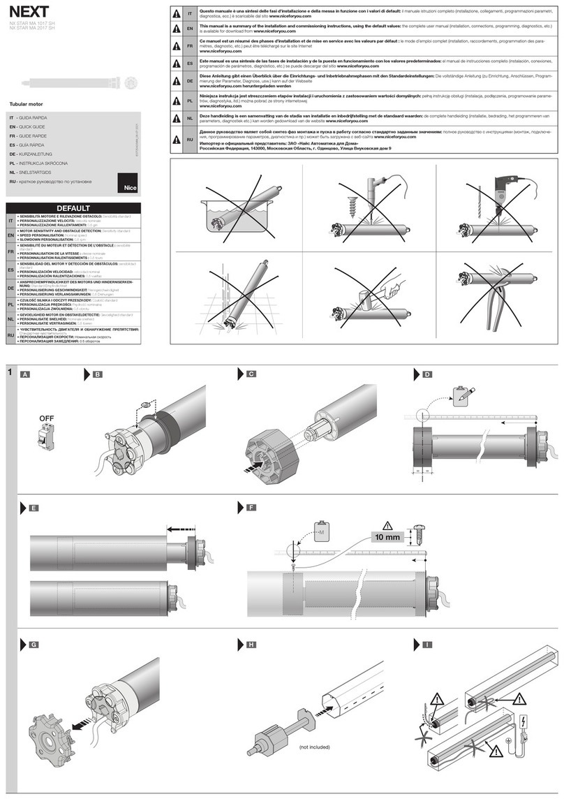 Next NX STAR MA 1017 SH quick guide