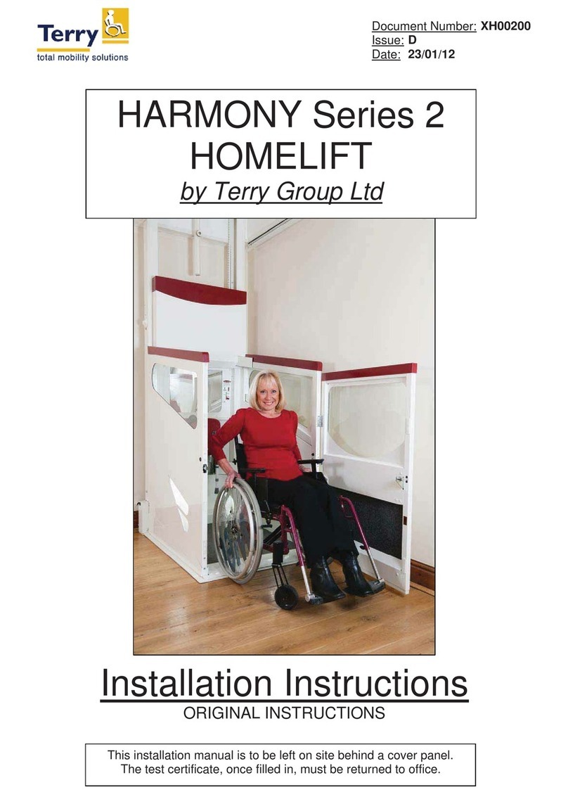 TERRY HARMONY 2 Series installation instructions