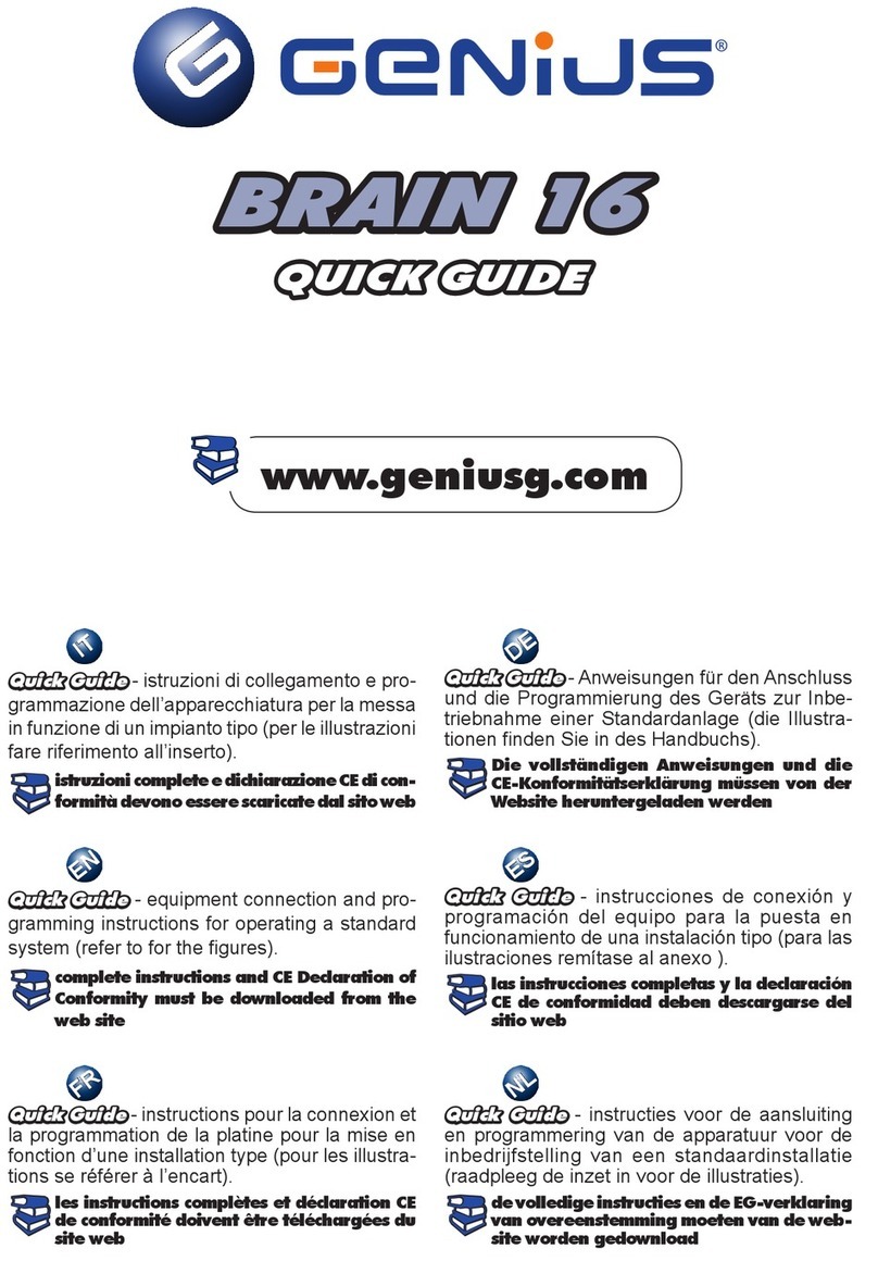 Genius BRAIN 16 quick guide