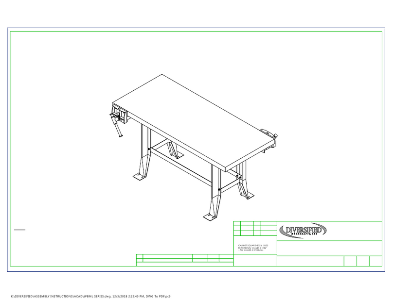 DIVERSIFIED WOODCRAFTS WBML-BL2 Series User manual