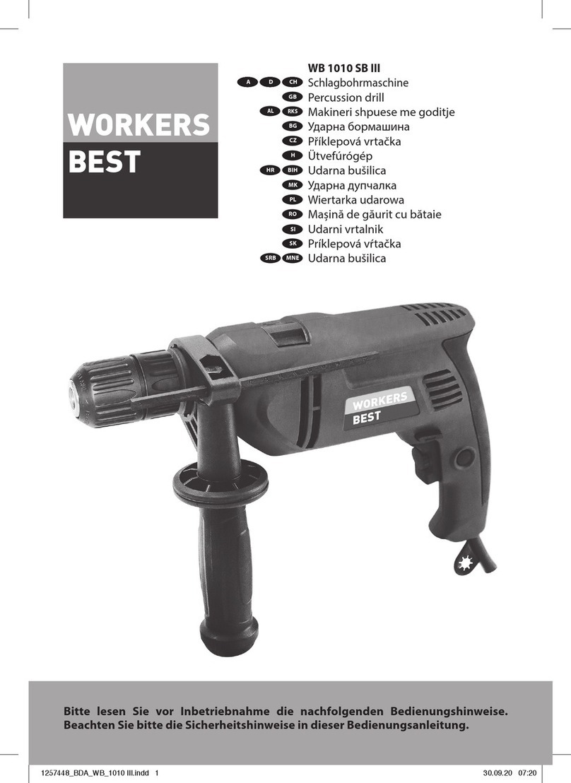 WORKERS BEST WB 1010 SB III User instructions