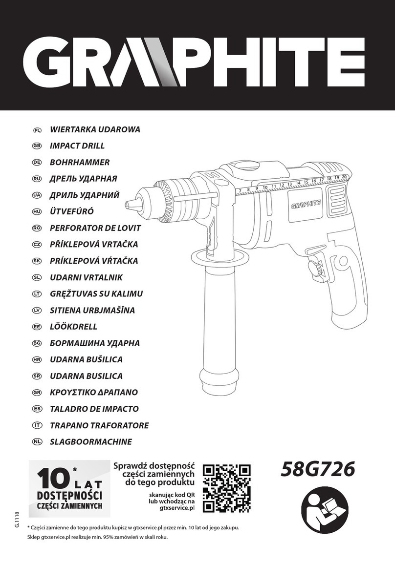 Graphite 58G726 User manual