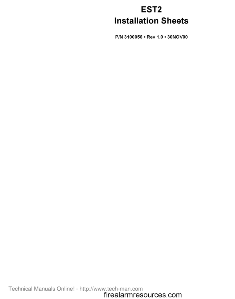 EDWARDS SYSTEMS TECHNOLOGY EST2 User manual