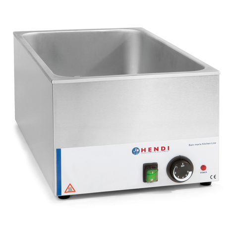 Hendi BAIN-MARIE KICHEN 238905 user manual