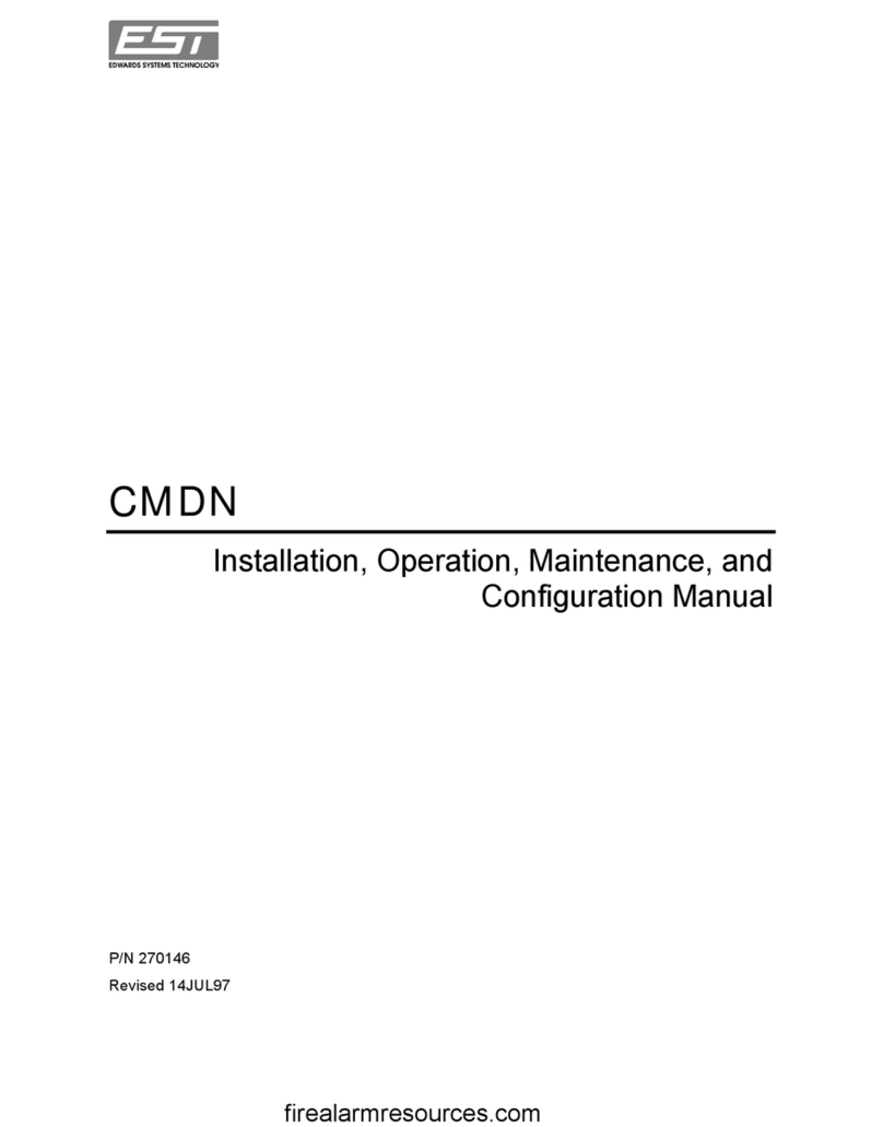 EDWARDS SYSTEMS TECHNOLOGY CMDN Owner's manual